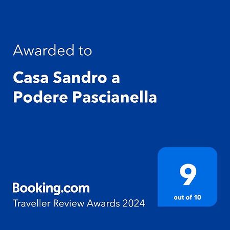 Вилла Casa Sandro A Podere Pascianella Кастельмуцио Экстерьер фото